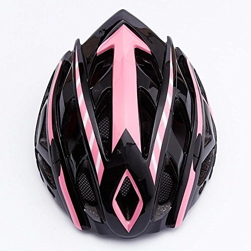 Mountain Bike Helmet : TBSHLT Stylish Adult Road Bike Helmet with Visor Protector Adjustable Sport Aero Cycling Helmet Bicycle Helmets for Men & Women, pink