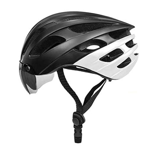 Mountain Bike Helmet : TIDRT Cycling Helmet Mountain Bike Helmet Road Bike Magnetic Goggles Men And Women Ultralight Helmets