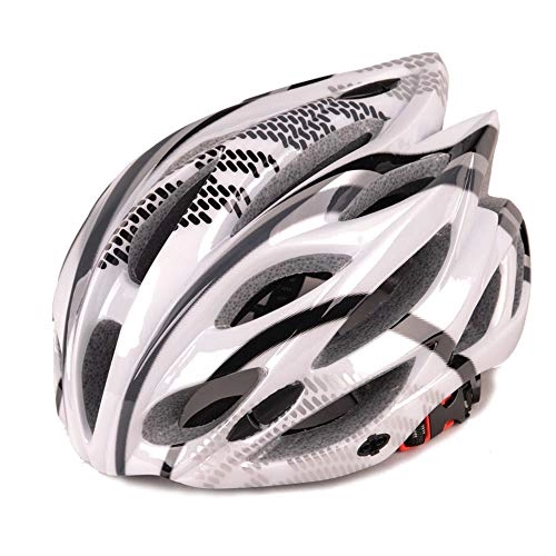 Mountain Bike Helmet : TONGDAUR Motorcycle Helmet Bicycle Helmet Integrated Safety Helmet Mountain Bike Helmet Sports Extreme Helmet Men and Women (Color : White)