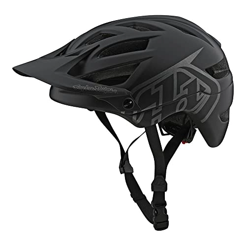 Mountain Bike Helmet : Troy Lee Designs Adult Half Shell | Cycling | All Mountain | Mountain Bike A1 Classic Helmet W / MIPS (Black, Small)