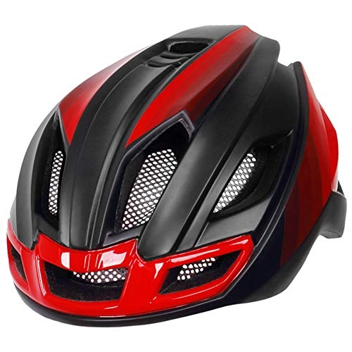 Mountain Bike Helmet : TYYW Adult Bike Helmets, Light Cycling Helmet Bike Ultralight Helmet Intergrally-Molded Mountain Road Bicycle MTB Helmet Safe Men Women, Red