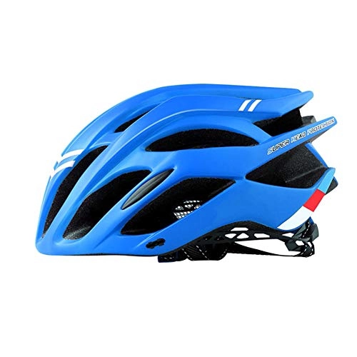 Mountain Bike Helmet : TYYW Unisex Bicycle Helmet MTB Road Cycling Mountain Bike Sports Safety Helmet EPS+PC Cover MTB Road Bike Helmet Cycling Safely Cap, Blue
