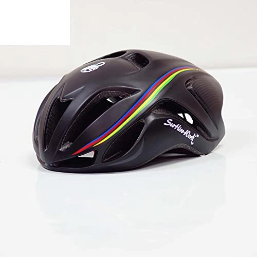 Mountain Bike Helmet : Unisex Men Women EPS Ultralight MTB Bike Helmet Road Mountain Riding Safety Cap Utility To Use(Color:Black)