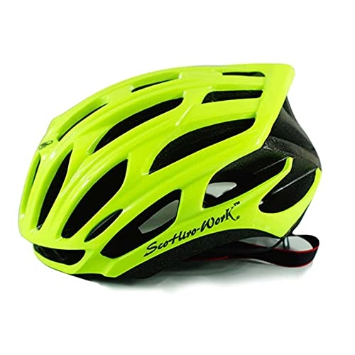 Mountain Bike Helmet : Unisex Men Women MTB Bike Helmet Mountain Racing Road Bicycle Cycling Safety Cap Utility To Use(Color:Green)