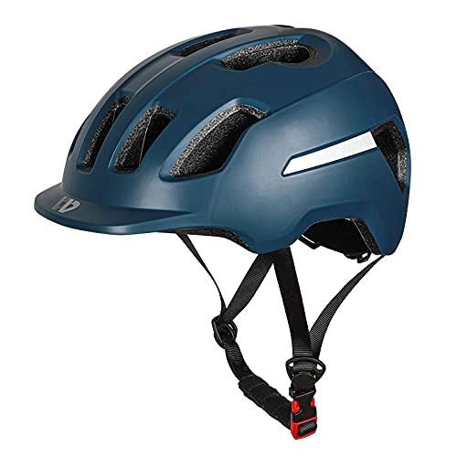 Mountain Bike Helmet : Unisex Ultralight MTB Bike Reflective Helmet Mountain Riding Cycling Safety Helmet Utility Ot Use(Color:BLUE)