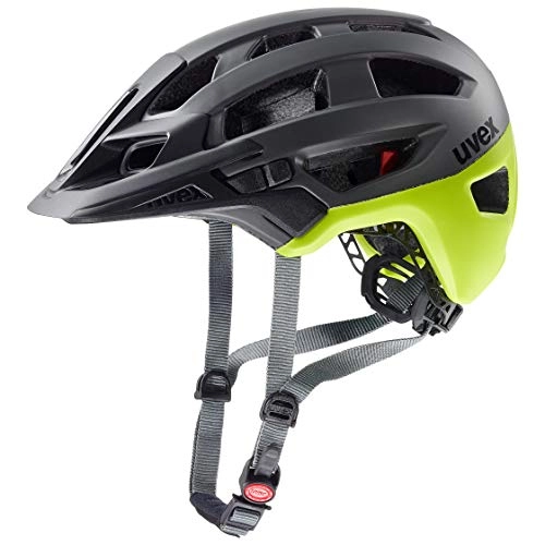 Mountain Bike Helmet : uvex Unisex's Adult, Finale 2.0 Bike Helmet, Grey Yellow mat, 56-61 cm