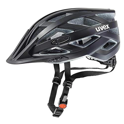 Mountain Bike Helmet : uvex Unisex's Adult, i-vo cc Bike Helmet, Black mat, 52-57 cm