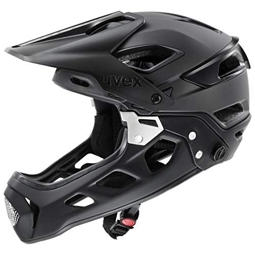 Mountain Bike Helmet : uvex Unisex's Adult, jakkyl HDE 2.0 Bike Helmet, Black mat, 52-57 cm