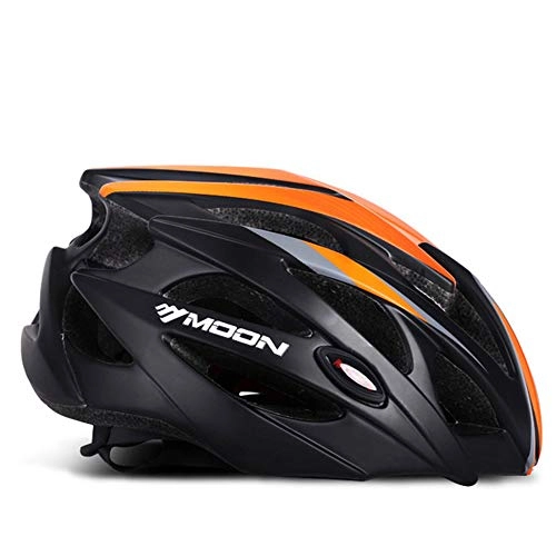 Mountain Bike Helmet : VANURX Cycle Bike Helmet, with Detachable Magnetic Goggles, Safety Protection And Breathable, for Cycling Mountain & Road Bicycle Adult Men And Women, Orange, M