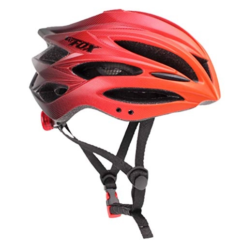 Mountain Bike Helmet : Vosarea Adult Bike Helmet Lightweight Adjustable MTB Road Bicycle Helmet with Turn Signal Tail Lights for Women and Men