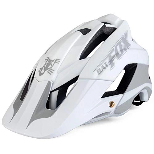 Mountain Bike Helmet : Wangyan 123 Mountain Bike Helmet, Adult Bicycle Helmet Adjustable, Washable Lining Night Reflective Headpiece various occasions