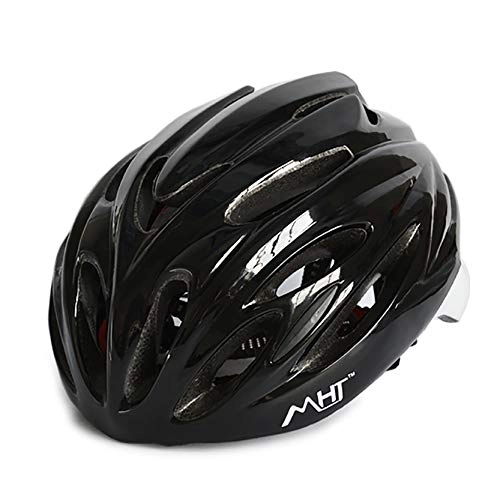 Mountain Bike Helmet : WATCBQ Bicycle Helmet Safety Riding Helmet, One-piece Mountain Bike Helmet, Outdoor Sports Safety Protective Helmet, (55-61cm) black