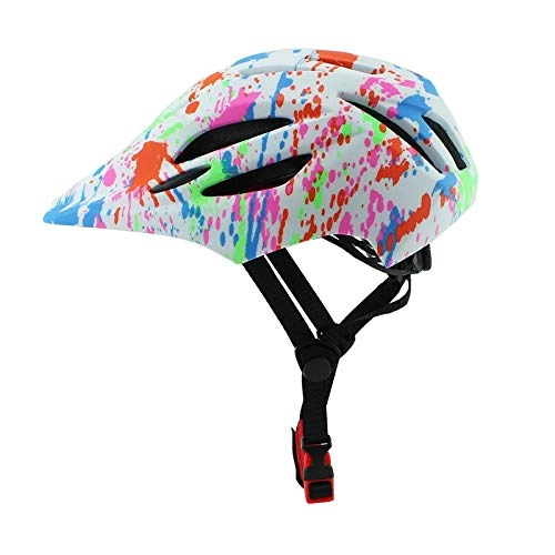 Mountain Bike Helmet : weby Kid LED Mountain Mtb Road Bicycle Helmet Detachable Protection Children Full Face Bike Cycling Helmet (Yellow)