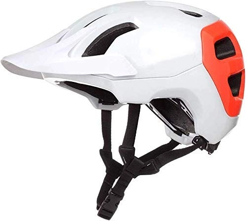 Mountain Bike Helmet : White Mountain Bike Helmet, One-piece Hat, Bicycle Riding Helmet Effective xtrxtrdsf