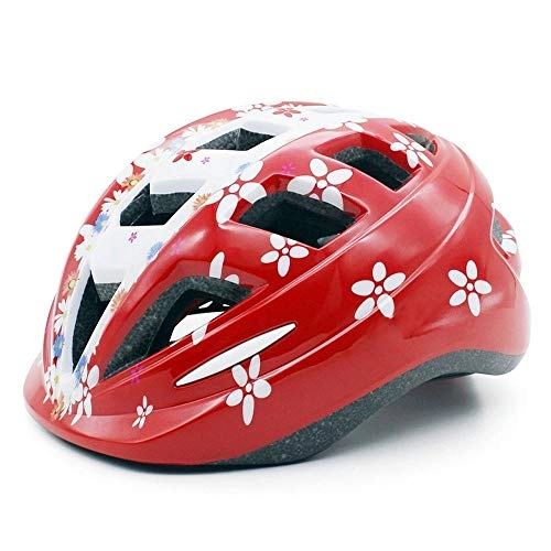 Mountain Bike Helmet : WJHCDDA Cycling helmet Bicycle helmet Cycle Helmet For Kids Child Helmet MTB Bike Bicycle Skateboard Scooter Hoverboard Helmet For Riding Safety Lightweight Adjustable Breathable Helmet (Color : B)