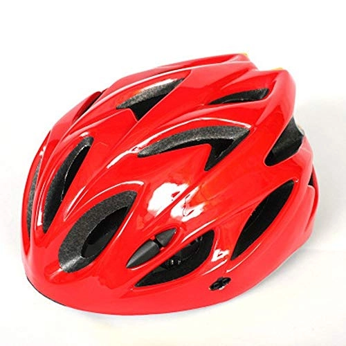 Mountain Bike Helmet : WJHCDDA Cycling helmet Bicycle helmet Cycle Helmet MTB Bike Bicycle Skateboard Scooter Hoverboard Helmet For Riding Safety Lightweight Adjustable Breathable Helmet (Color : Red)