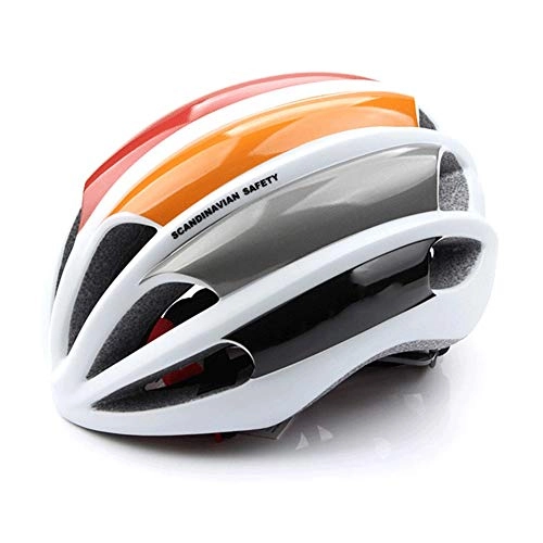 Mountain Bike Helmet : WJHCDDA Cycling helmet Bicycle helmet Road Bicycle Helmets Mountain Bike Electric Vehicle Integrated Molding Riding Helmet Men And Women Safety Hat Bicycle Equipment (Color : Yellow)