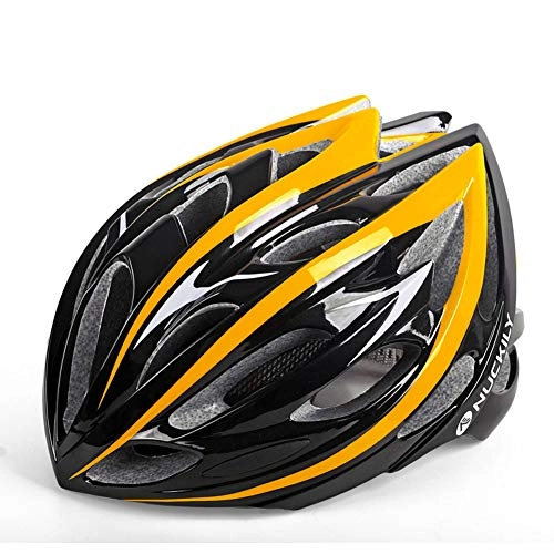 Mountain Bike Helmet : WUYEA Road Bike Cycling Safety Helmet Mountain Bike Riding Helmet Adjustable Lightweight Helmet For Adults, Yellow