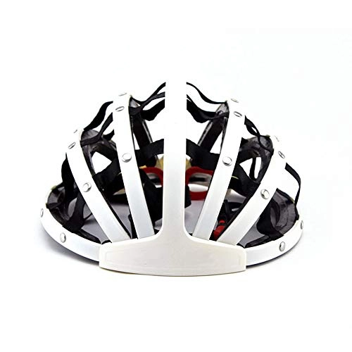 Mountain Bike Helmet : XCBW Cycle Helmet, Foldable Lightweight Mountain Bicycle Helmet, Helmet Specialized for Men Women, Comfortable Safety Helmet for Outdoor Sport, White