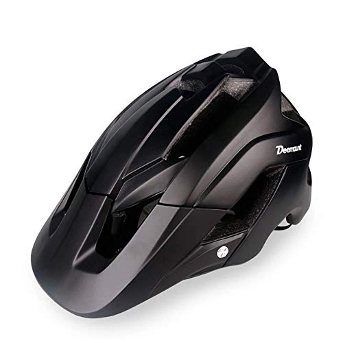 Mountain Bike Helmet : XIAOFEI Bicycle Helmet, Unisex Unisex Unisex Bike Equipment For Adult Cycling Mountain Road Suitable For Outdoor Cycling, Family Travel Together, Black