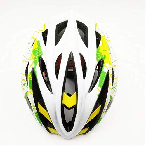 Mountain Bike Helmet : XIWANG Racer Sports Helmet, Mountain Bike Helmet, Bike Men's and Women's Hard Hat, Cycling Helmet, Adult Bike Hard Hat L Average code Green