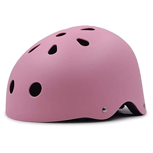 Mountain Bike Helmet : XYBB Helmet Round MTB Bike Helmet Men Women Sport Accessory Cycling Helmet Adjustable Head Size Mountain Road M(55-59CM) lightpink