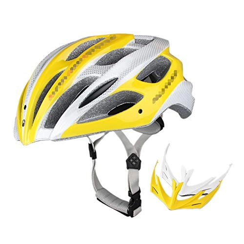 Mountain Bike Helmet : YATT Bicycle Helmet, One-piece Molding 22 Wind Tunnel Detachable Adjustable Bicycle Helmet With Warning Light Mountain Bike Equipment Suitable For Adult Men Women