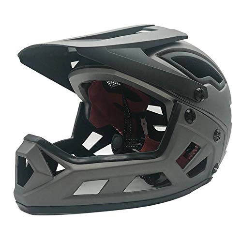 Mountain Bike Helmet : YFFSBBGSDK Bicycle Helmet Adult Mountain Bike Helmet Full Face Cross Country Bike Helmet Downhill Mountain Bike Helmet Hat