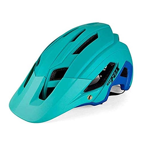 Mountain Bike Helmet : YILIFA Bicycle Helmet, Breathable Lightweight Mountain & Road Bike One-piece Riding Safety Helmet for Adult Men / Women, Adjustable 56-62cm, Blue