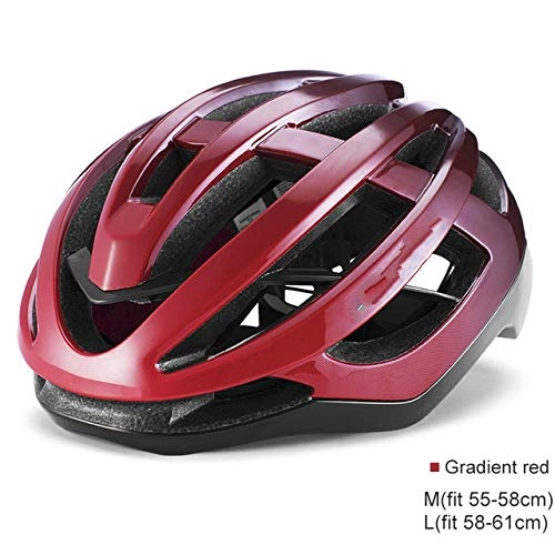 Mountain Bike Helmet : YJZCL Ultra-light bicycle helmet male riding one-piece ladies mountain bike road breathable breathable sports safety bicycle helmet