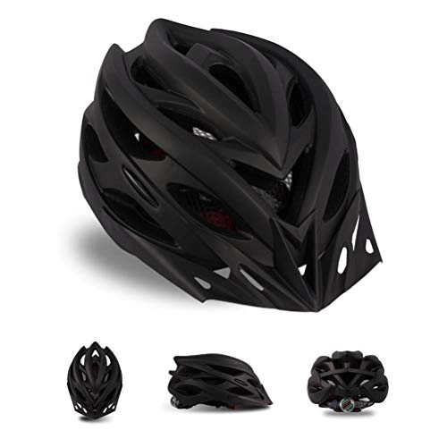 Mountain Bike Helmet : YOISMO Bike Helmet for Men Women with Detachable Sun Visor and Tail Light, Mountain & Road Bicycle Helmets Adjustable Size Adult Cycling Helmets