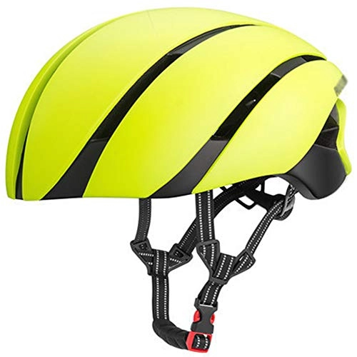 Mountain Bike Helmet : YWZQ Men Cycling Helmet, Bicycle Ultralight Integrally-Molded Helmet Women MTB Road Mountain Bike Safety Hat for 57-62 CM, Yellow