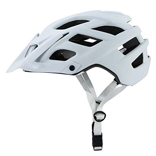 Mountain Bike Helmet : YWZQ MTB Bike Helmet, Comfortable Lightweight Cycling Mountain & Road Bicycle Helmets 22 Air Vents Bicycle Helmet Cycling Helmet for Adult Men Women, White