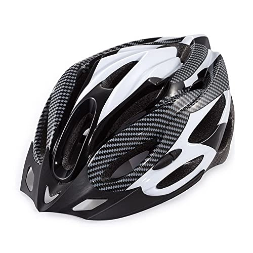 Mountain Bike Helmet : YZQ Cycle Helmet, Mountain Bicycle Helmet, Adjustable Ultra Lightweight Comfortable Safety Helmet for Outdoor Sport Riding Bike Unisex, White