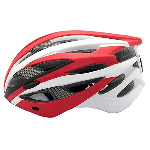 Mountain Bike Helmet : ZCR Big Head Circumference Bike Helmet Hard Hat, 28 Vents Adjustable Lightweight Cycling Mountain & Road Cycle Helmets for Men (Color : Red)