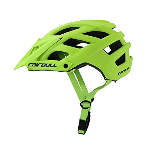 Mountain Bike Helmet : Zeroall Lightweight Adult Bike Helmet for Men Women, Mountain Road Bicycle Helmets with Adjustable Visor, 55-61cm Adjustable Size Cycling Helmets for Bicycles E-bikes(Green)