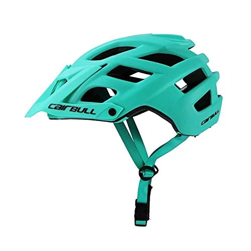 Mountain Bike Helmet : Zeroall Lightweight Adult Bike Helmet for Men Women, Mountain Road Bicycle Helmets with Adjustable Visor, 55-61cm Adjustable Size Cycling Helmets for Bicycles E-bikes(Light Blue)