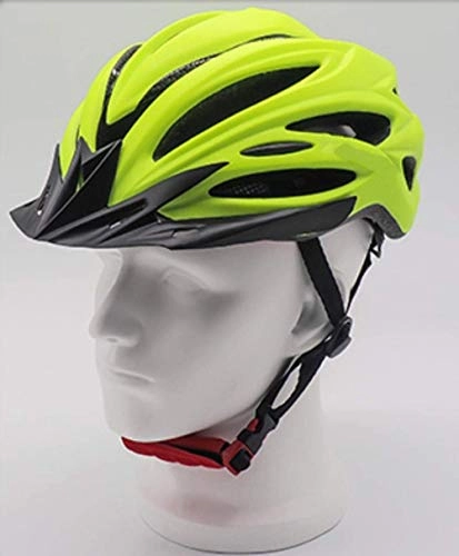 Mountain Bike Helmet : ZGQA-GQA Helmet Bicycle Cycling Bicycle Helmets Matte Men Women Bike Helmet Back Light Mtb Mountain Road Bike Integrally Molded Cycling Helmets Fluorescent Green 55Cmx61Cm