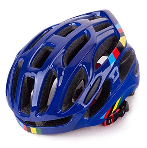 Mountain Bike Helmet : ZGQA-GQA Helmet Bicycle Cycling Bicycle Helmets Matte Men Women Bike Helmet Mountain Road Bike Integrally Molded Cycling Helmets Blue 55Cmx61Cm