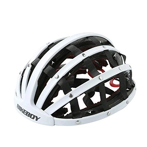 Mountain Bike Helmet : ZHEN-Z Bicycle Helmet Folding Helmet Bicycle City Balance Scooter Helmet Men And Women Mountain Bike Riding Helmet (Color : White) (Color : White)