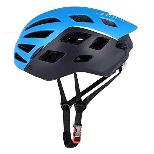Mountain Bike Helmet : ZHEN-Z Motorcycle Helmet Cycle Bike Helmet Mountain Bike UV Protection Sunscreen Riding Glasses Helmet Integrated Molding Helmet Unisex (Color : White) (Color : Blue)