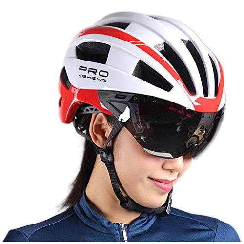 Mountain Bike Helmet : ZXCTK Mountain Bike Cycling Helmet Bike Helmet Removable Lens Head Circumference Adjustment Size Range 57-62CM (22.4-24.4 Inches) Insect Net Design