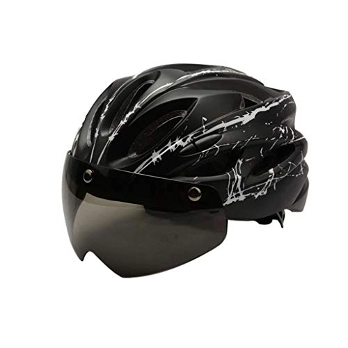 Mountain Bike Helmet : zyh Mountain Bicycle Helmet, Adult Bike Helmet, Adult Helmet, Magnetic Bicycle Riding Goggles Helmet, mountain Bike Integrated Helmet Outdoor Riding Helmet