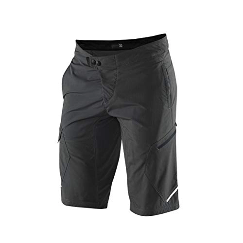 Mountain Bike Short : 100 Percent Charcoal Ridecamp MTB Shorts