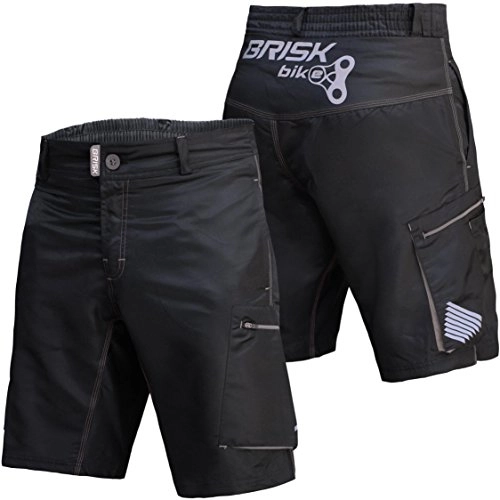 Mountain Bike Short : Brisk Bike MTB Shorts Model 5 Padded MTB Shorts