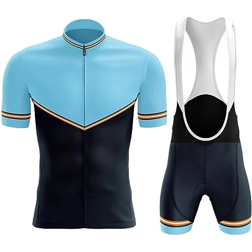 Mountain Bike Short : Cycling Shorts Mens Cycling Jersey Sets Men'S Cycling Clothing Summer Short Sleeve Mtb, Bicycle Suit-8, M