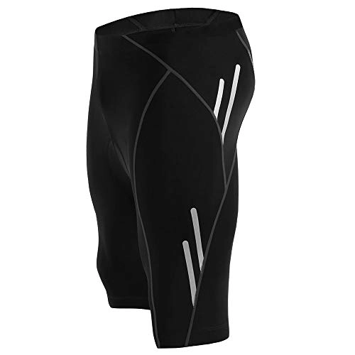 Mountain Bike Short : Cycorld Men's Cycling Shorts 4D Padded Road Bike Shorts mountain biking shorts Breathable Quick Dry shorts for men (Reflective stripe & Curved Non-Slip, 2X-Large 34"-36")
