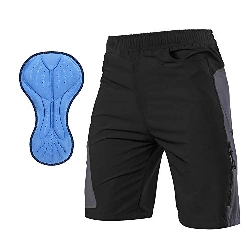 Mountain Bike Short : Doorslay Men's Cycling Shorts Mountain Bike Cycling Shorts 3D Padded MTB Shorts Breathable Loose-Fit for Road MTB Bike Outdoor Cycling Running Gym Training