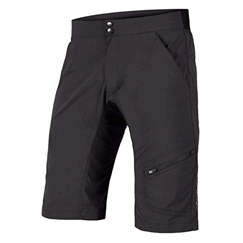 Mountain Bike Short : Endura Hummvee Lite Men's Short with Liner, Black - XXL, Nero