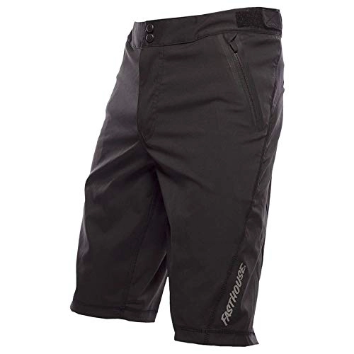 Mountain Bike Short : Fasthouse Crossline 2.0 Race Mens Mountain Bike Shorts 28 inch Black